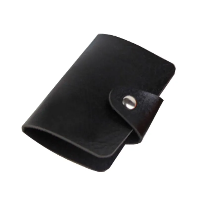 Portable Pu Leather Key Holder Pouch With Six Key Holder Inserts