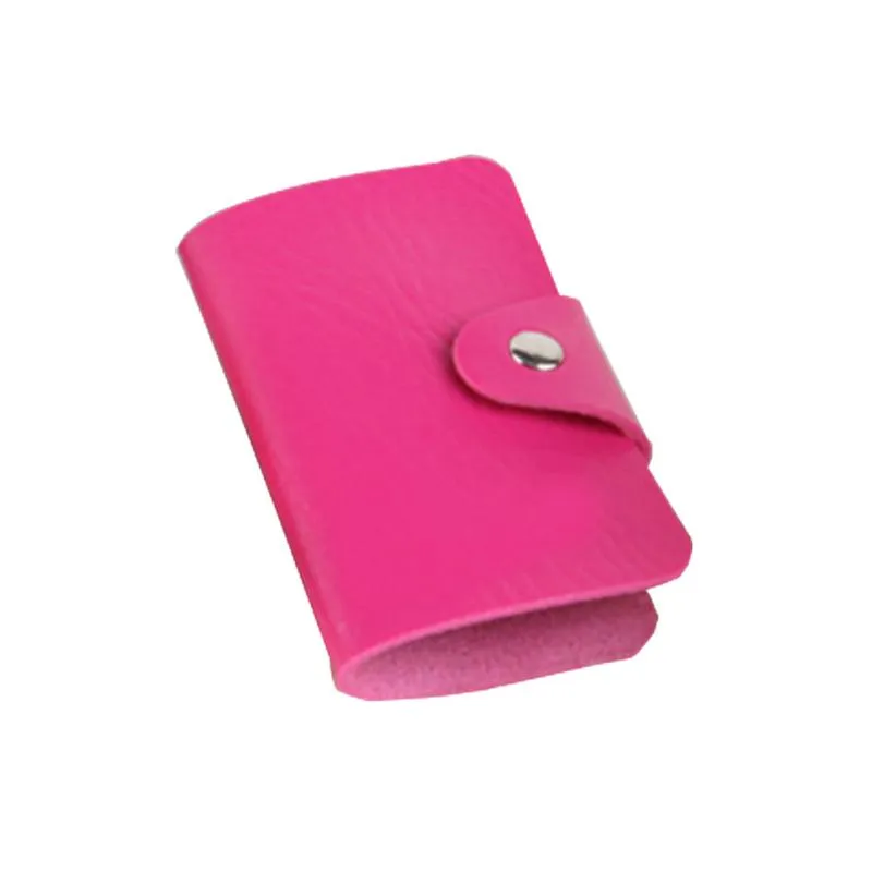 Portable Pu Leather Key Holder Pouch With Six Key Holder Inserts