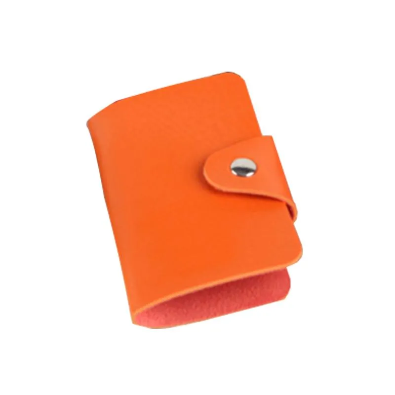 Portable Pu Leather Key Holder Pouch With Six Key Holder Inserts