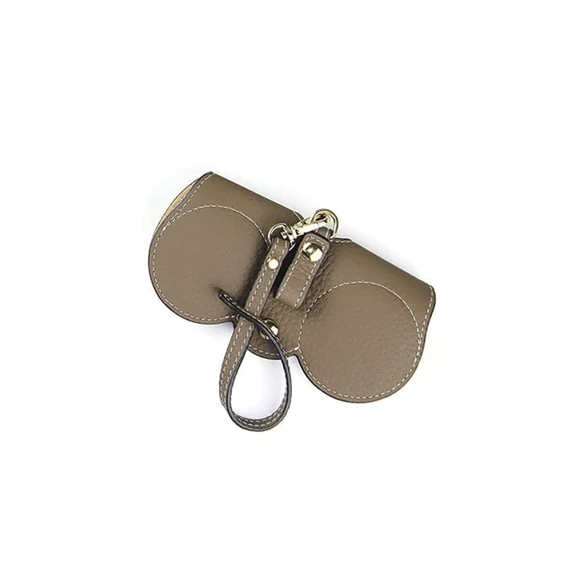 Portable Sunglasses Storage Case, Soft Leather Sunglasses Bag