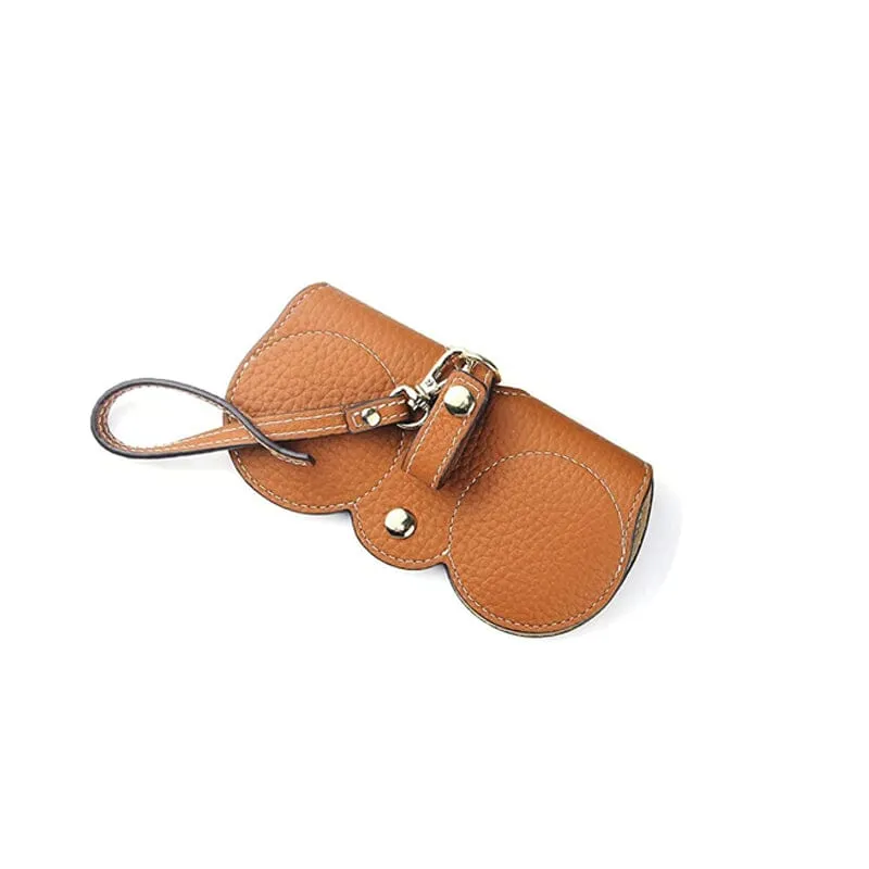 Portable Sunglasses Storage Case, Soft Leather Sunglasses Bag