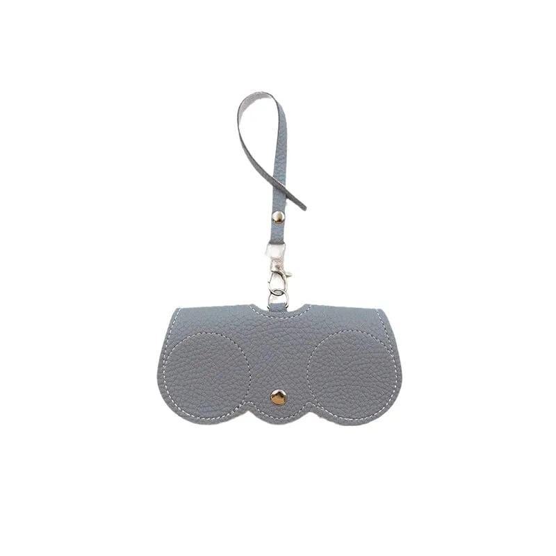 Portable Sunglasses Storage Case, Soft Leather Sunglasses Bag
