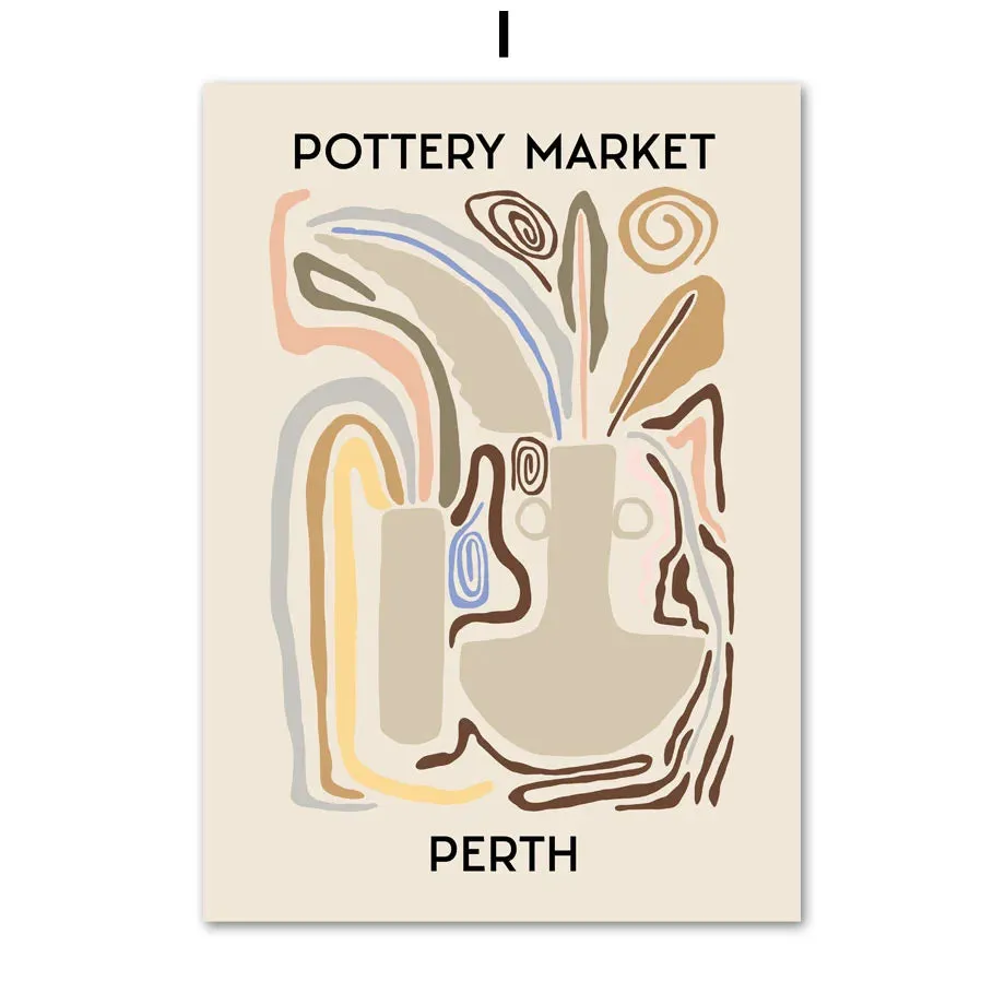 Pottery Club  Abstract Art