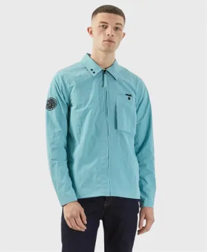 Pretty Green Heaton Overshirt Blue