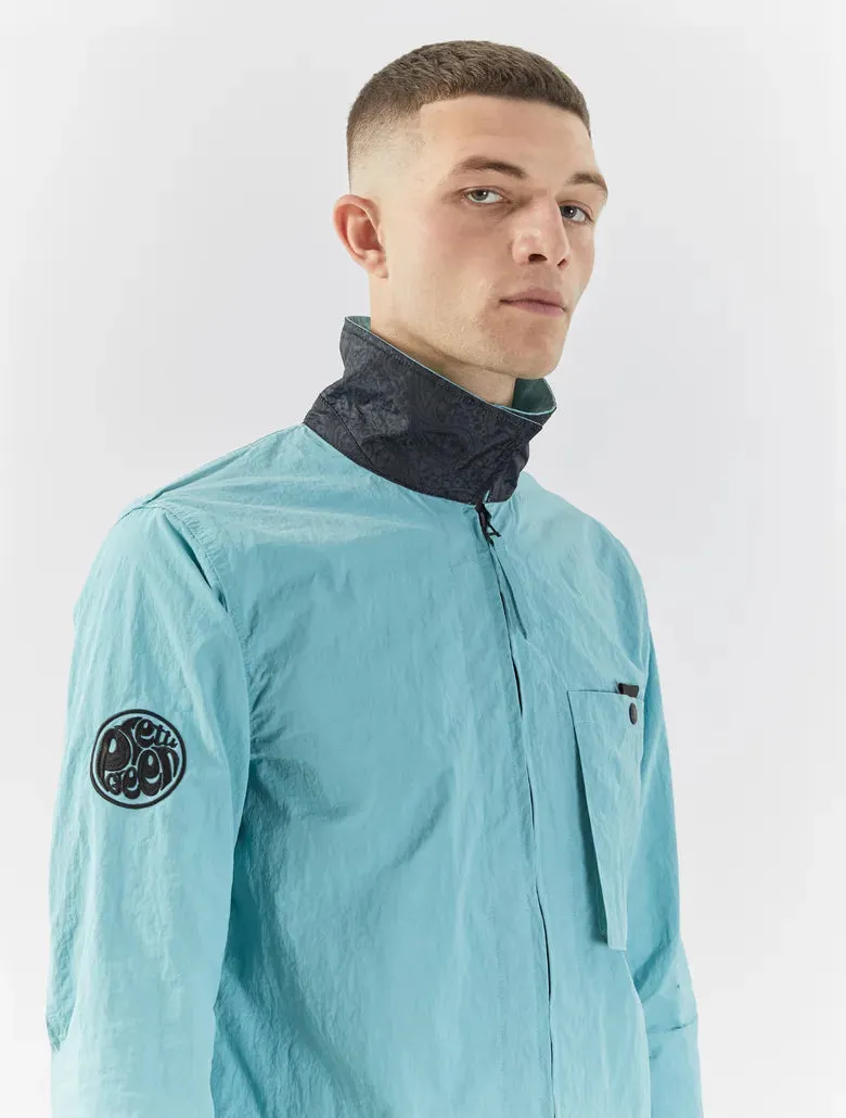 Pretty Green Heaton Overshirt Blue