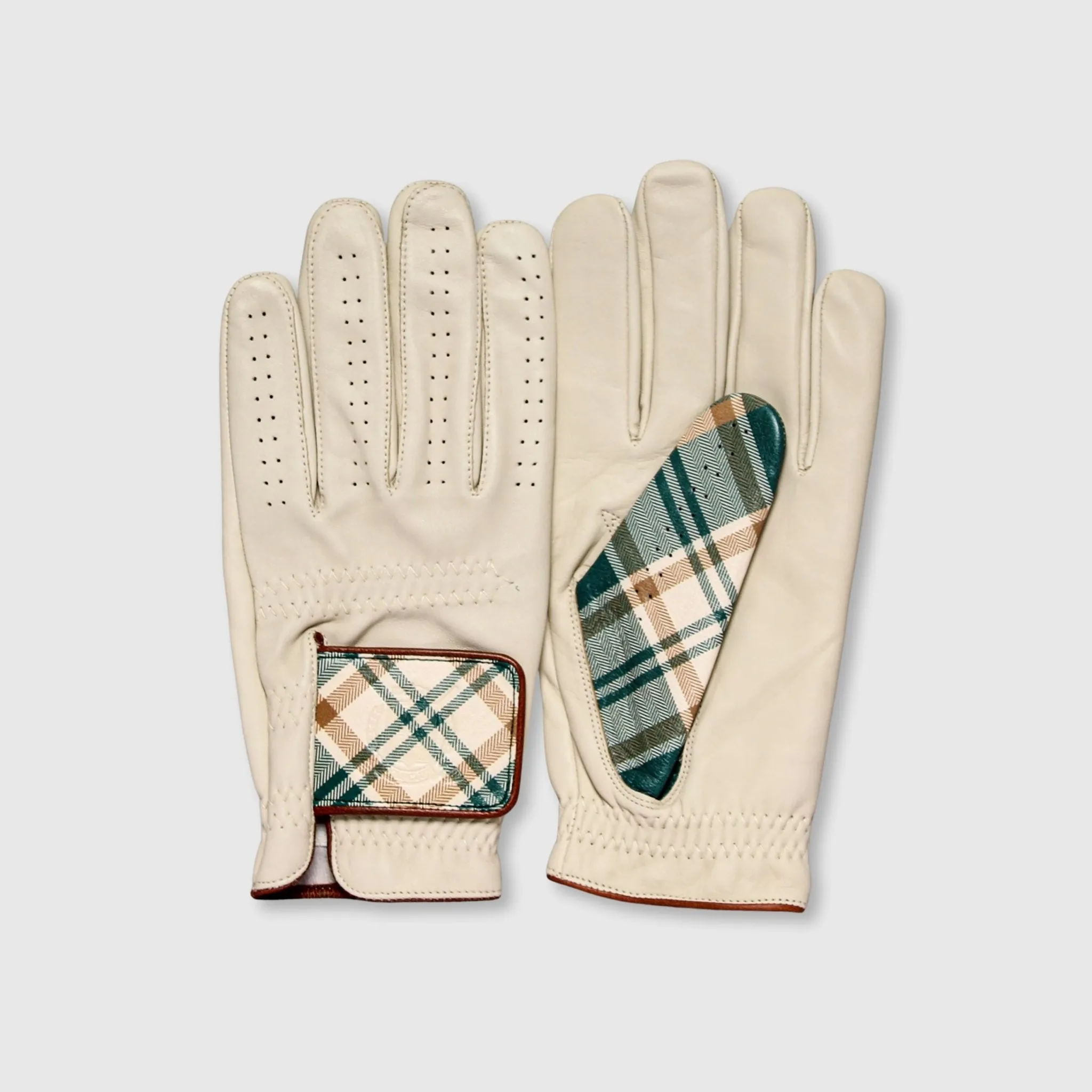PRO Tartan Cabretta Leather Golf Gloves (2 Pack)