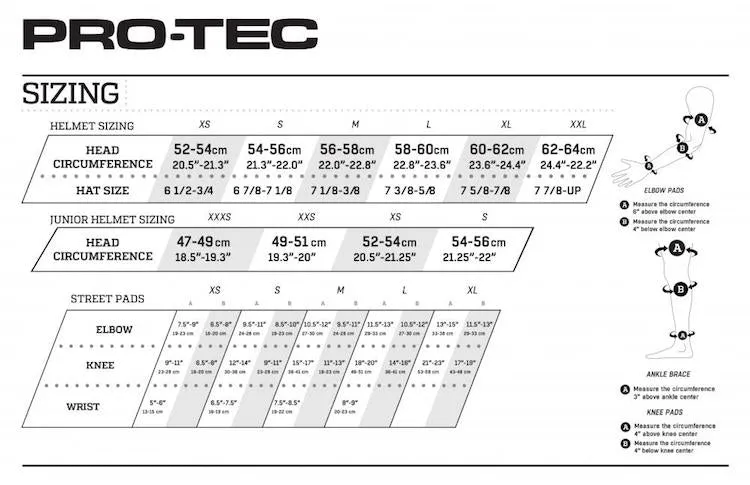 Pro-Tec Street Gear Junior 3-Pack Skateboard Pad Set Black