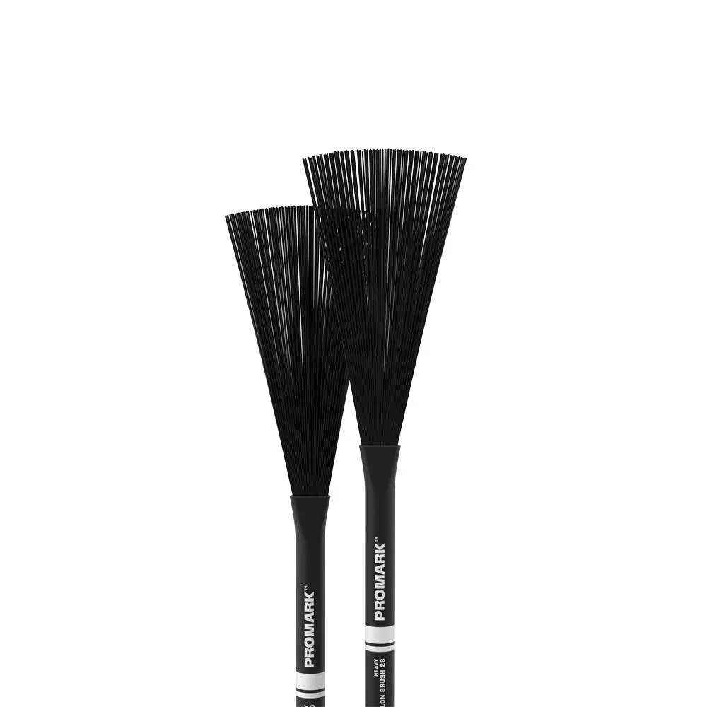 ProMark Heavy Nylon Brushes 2B Black PMNB2B
