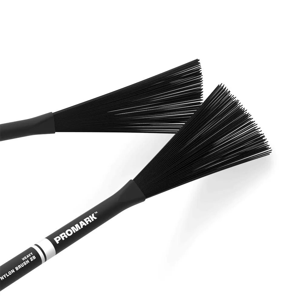 ProMark Heavy Nylon Brushes 2B Black PMNB2B