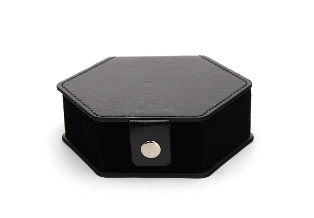 PU Leather Dice Case | Black