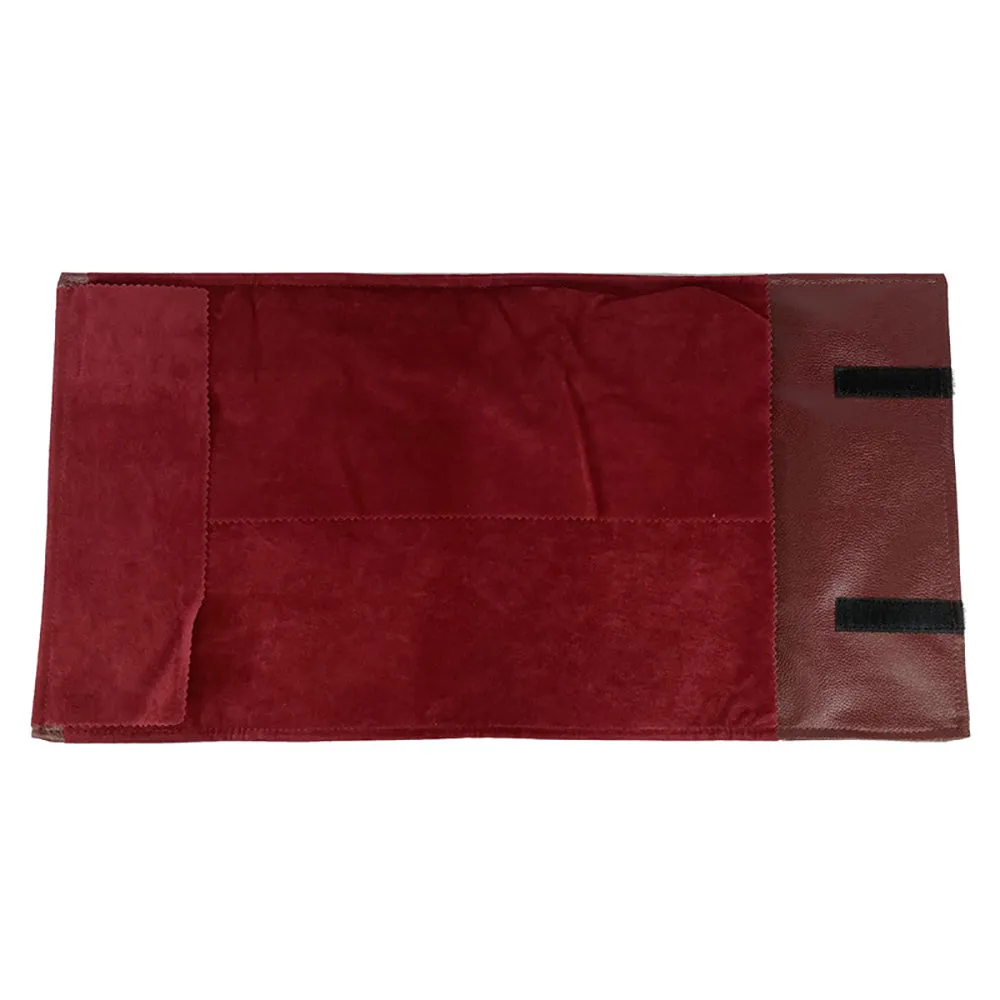 PU Leather Necklace Jewelry Travel Roll Wrap Rolls Wraps Organizer Storage Jewelry Display