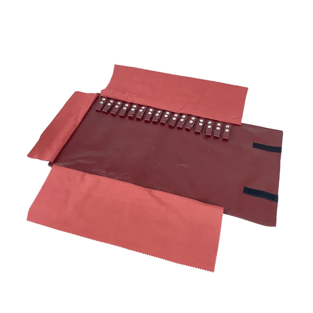 PU Leather Necklace Jewelry Travel Roll Wrap Rolls Wraps Organizer Storage Jewelry Display