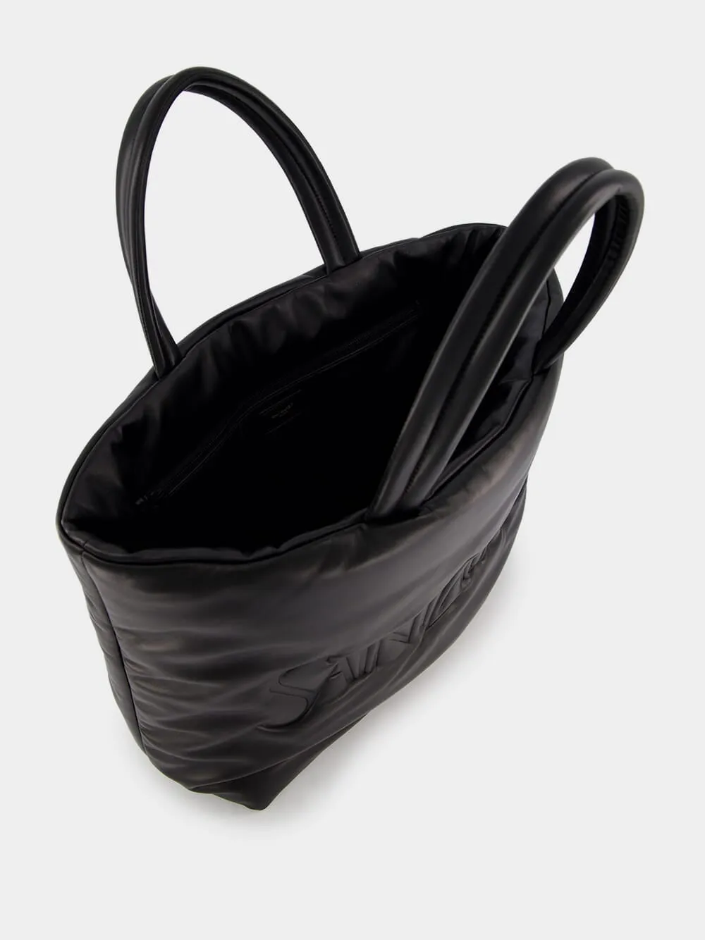 Puffer Tote In Nappa Lambskin