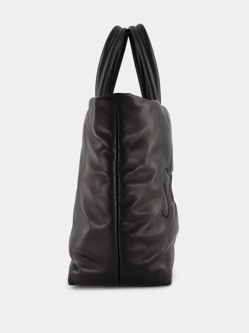 Puffer Tote In Nappa Lambskin