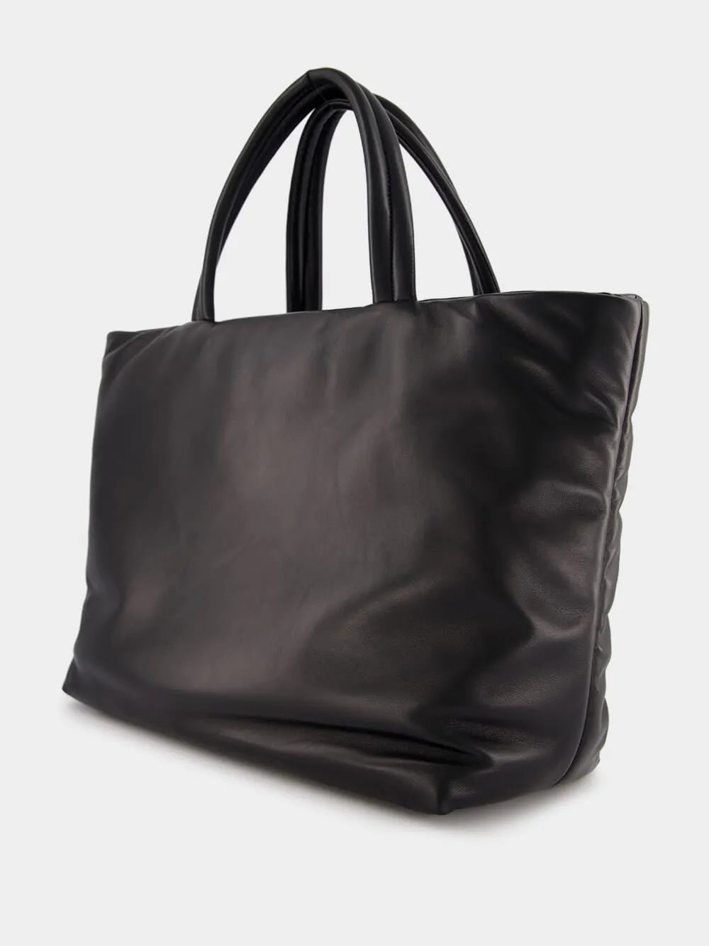 Puffer Tote In Nappa Lambskin