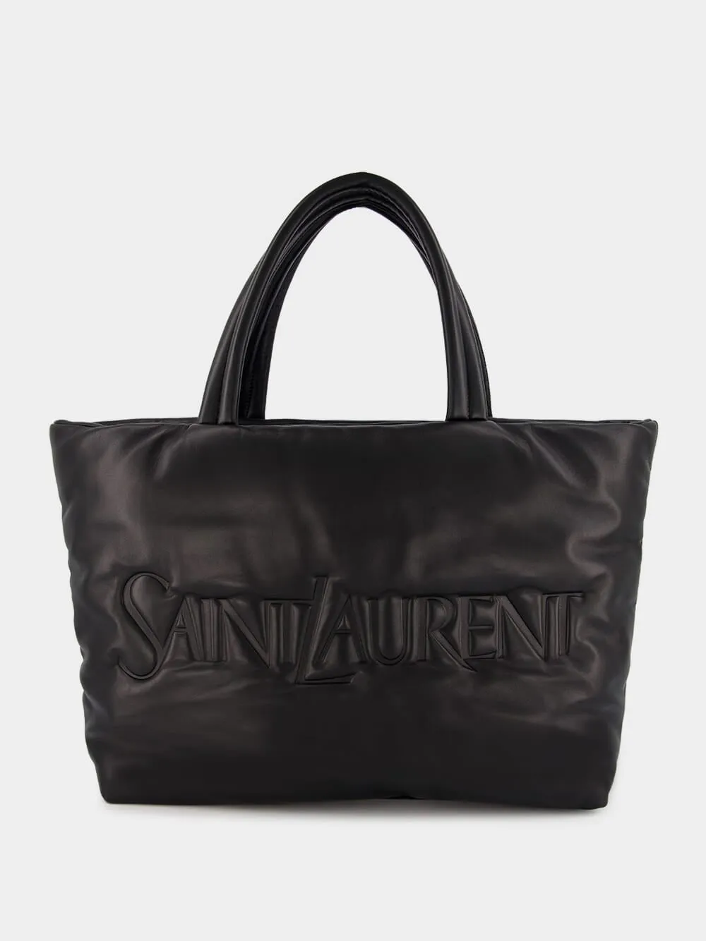 Puffer Tote In Nappa Lambskin