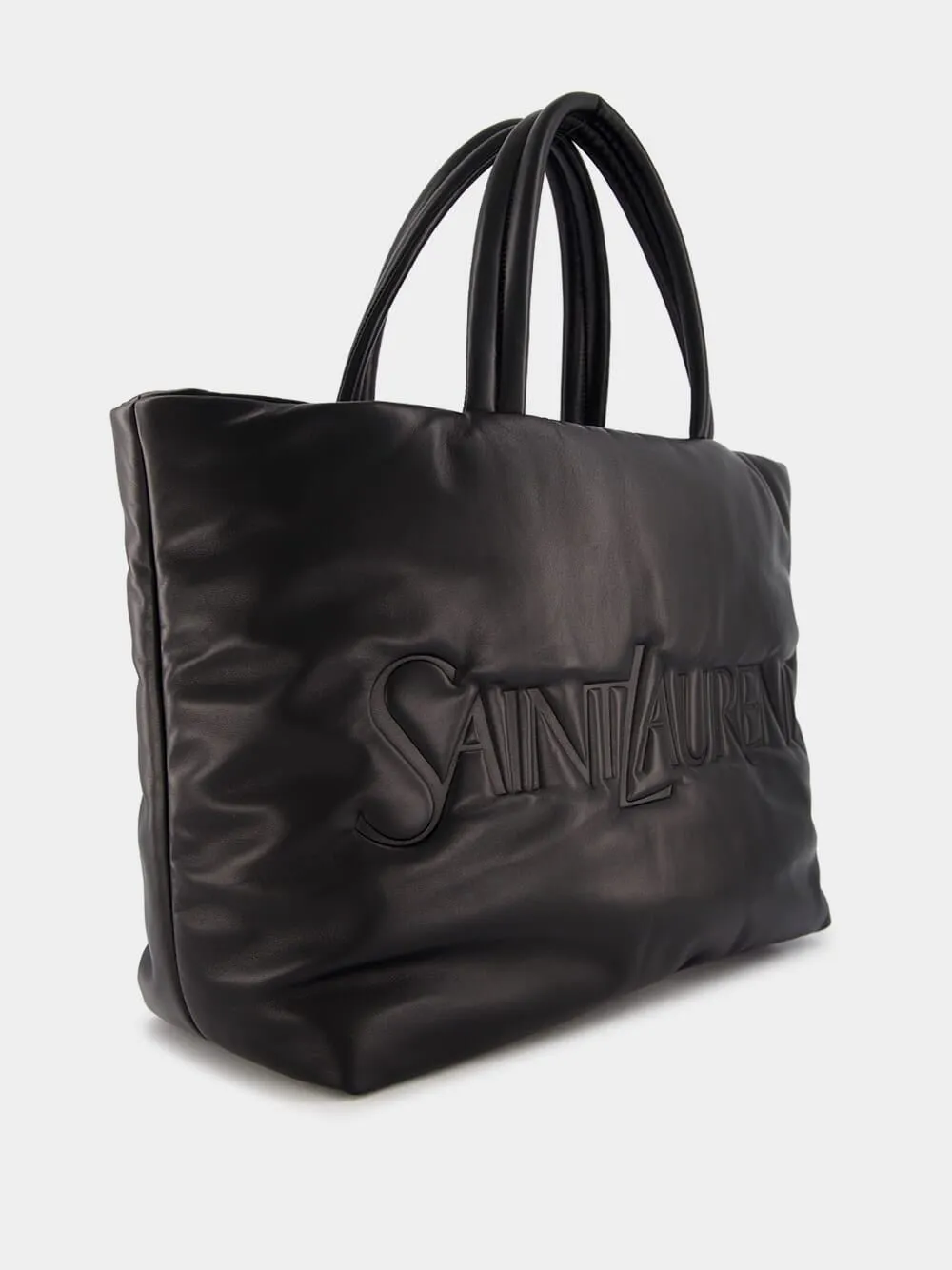 Puffer Tote In Nappa Lambskin