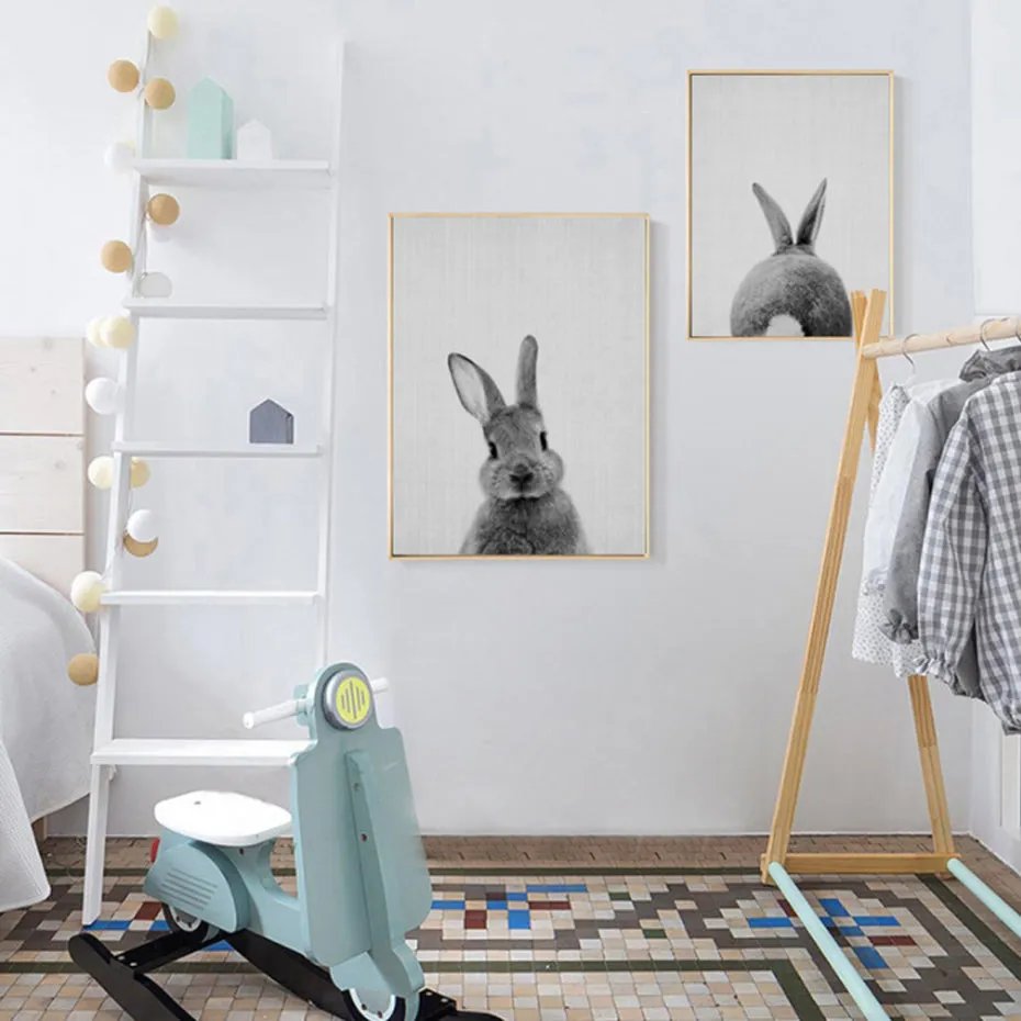 Rabbit Tail Bunny Wall Art