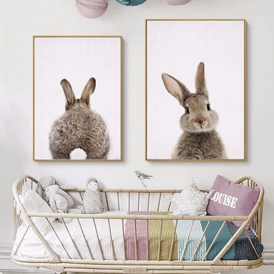 Rabbit Tail Bunny Wall Art