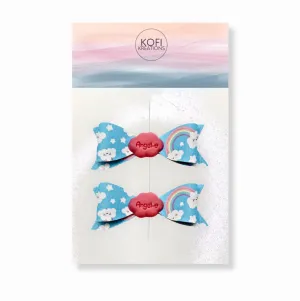 Rainbow Cloud Livi Hair Bows