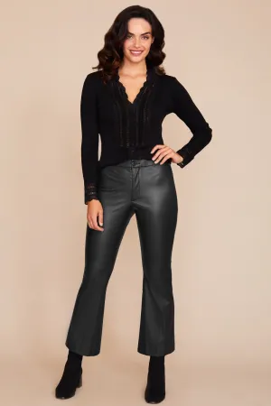 Raquel Pant - Faux Leather: FINAL SALE