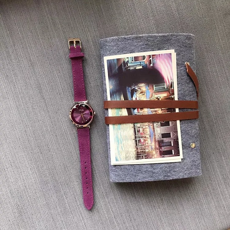 Rhombus-shaped Mirror Women's Watch