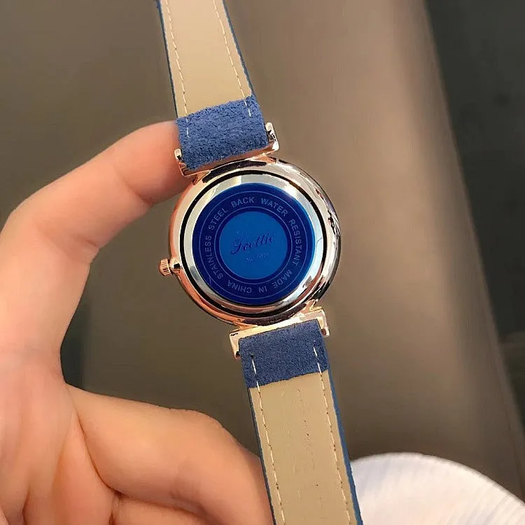 Rhombus-shaped Mirror Women's Watch
