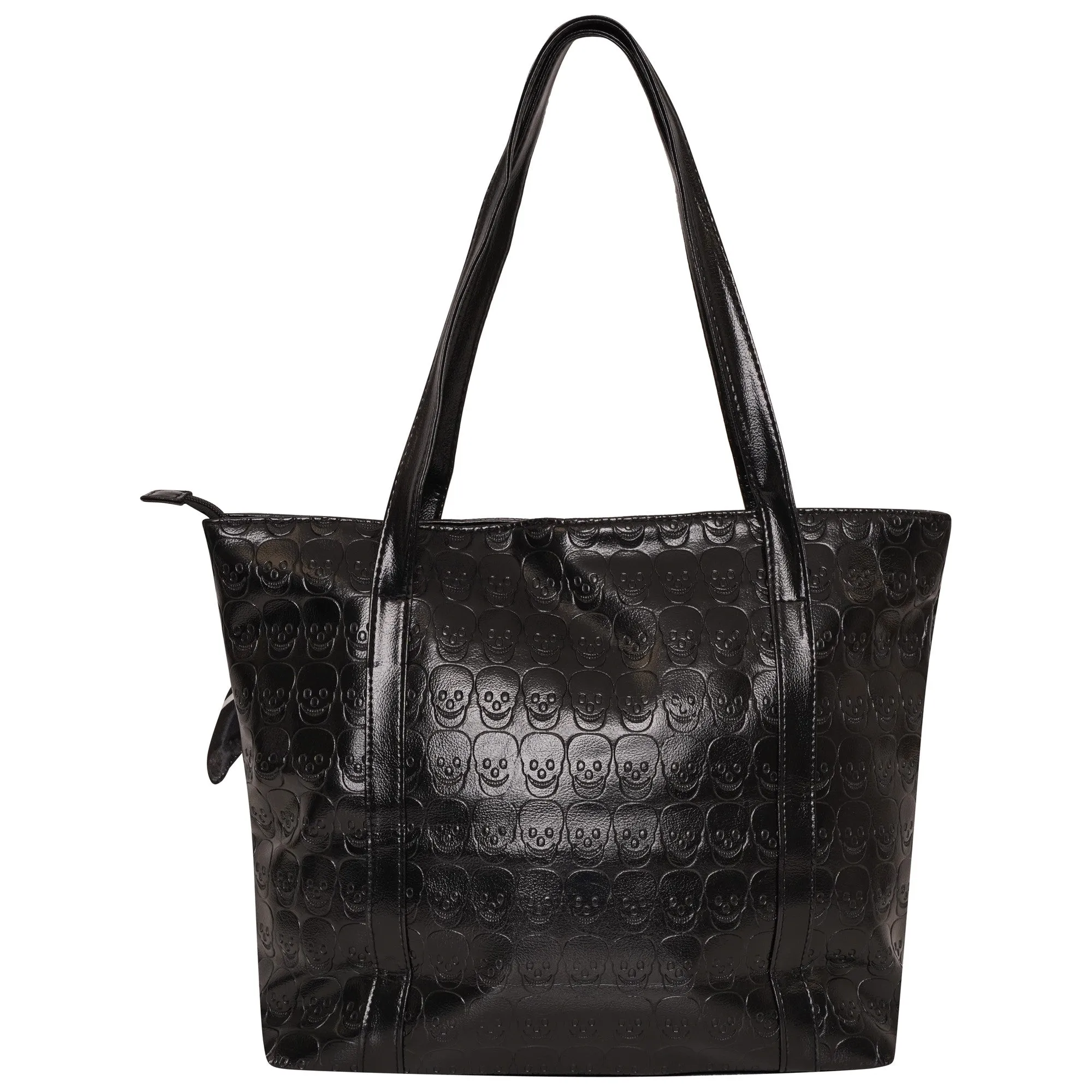 Ro Rox Allegra Skull Studded Faux Leather Shoulder bag