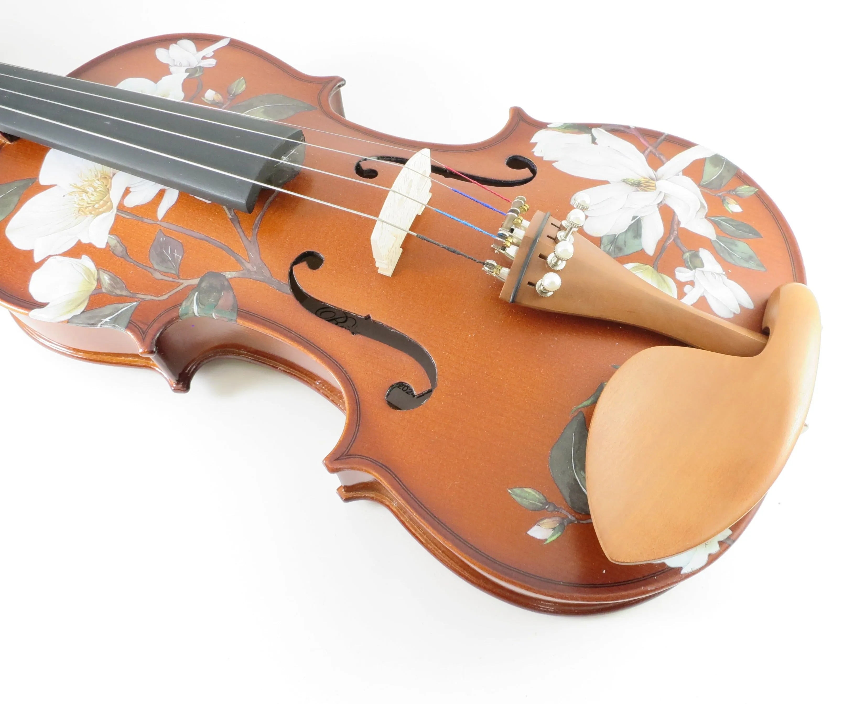Rozanna's Violins Magnolia Heaven Natural Wood Violin Outfit 4/4 Size