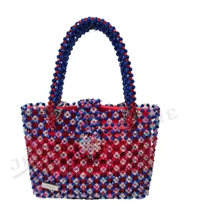 Sapphire Beaded Handbag