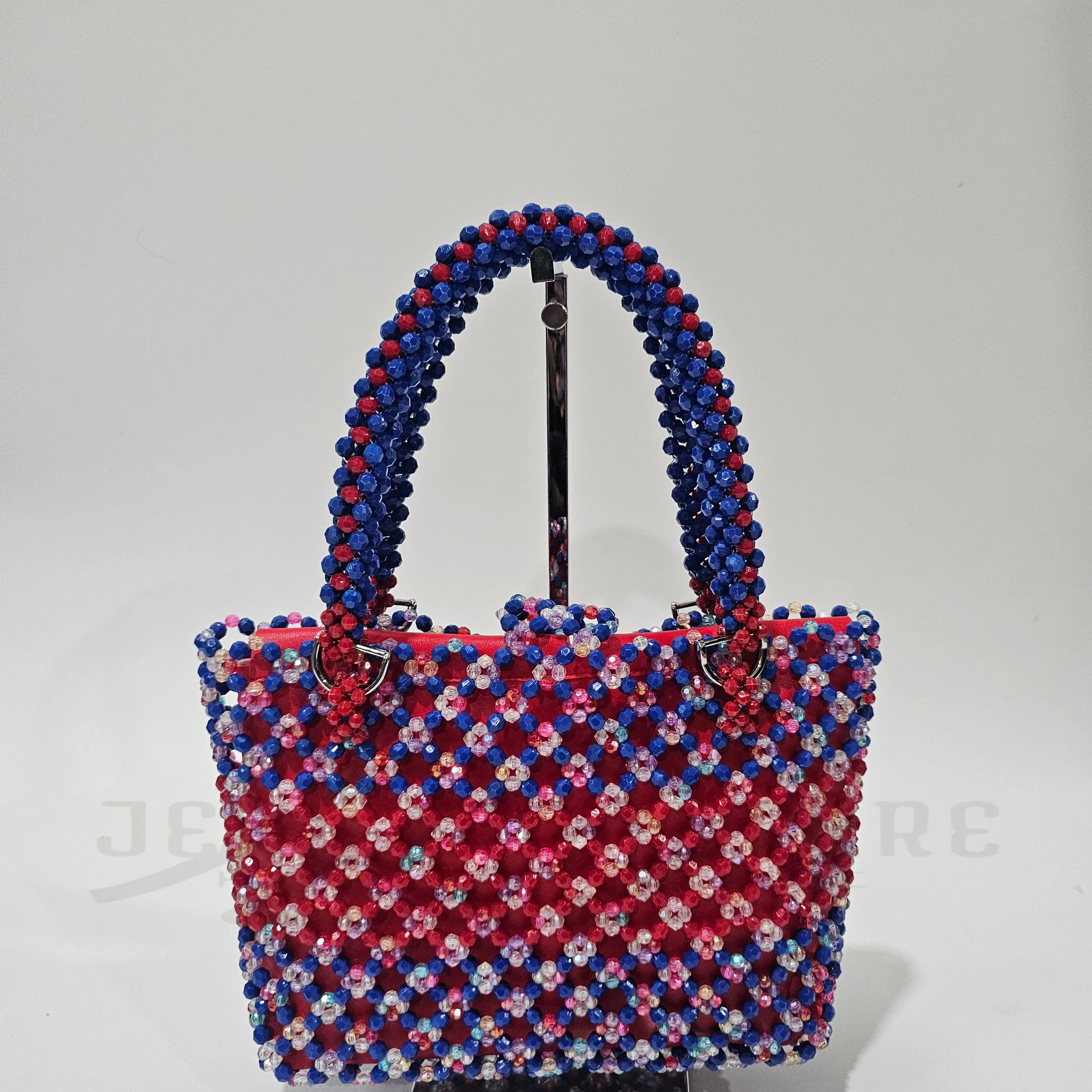 Sapphire Beaded Handbag