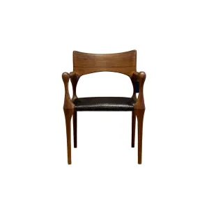 Sara Bond Arm Chair - ZR Leather - FLOOR MODEL
