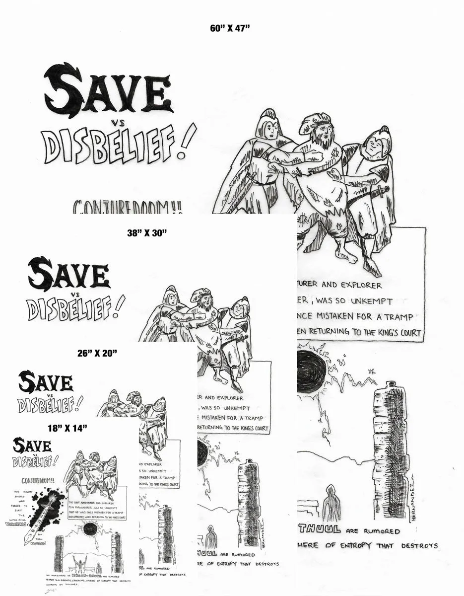 Save VS Disbelief 1 Gallery Canvas Art Print