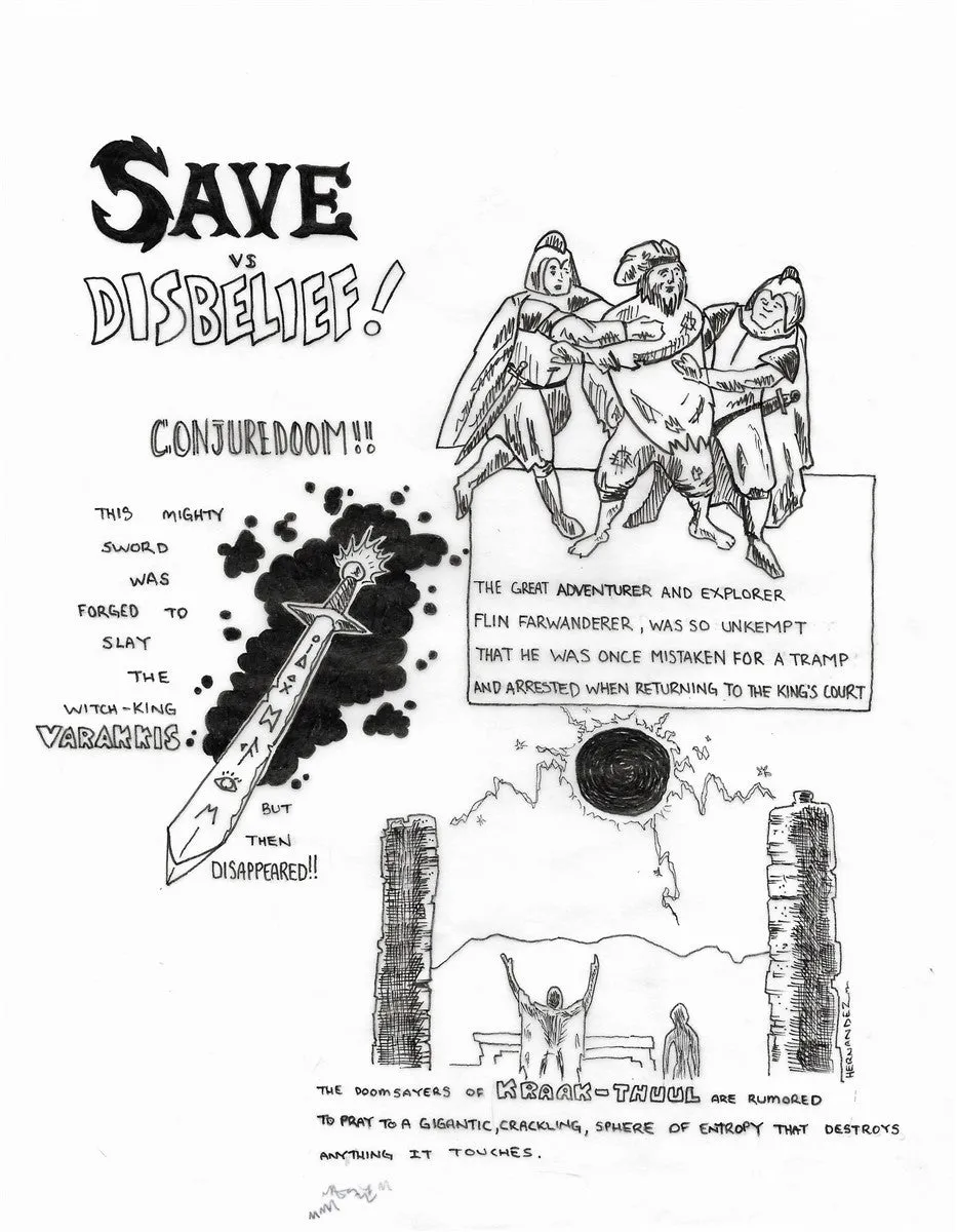 Save VS Disbelief 1 Gallery Canvas Art Print
