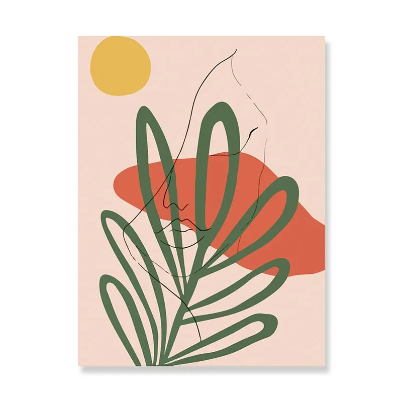 Scandinavia Abstract Still Life Figure Wall Art