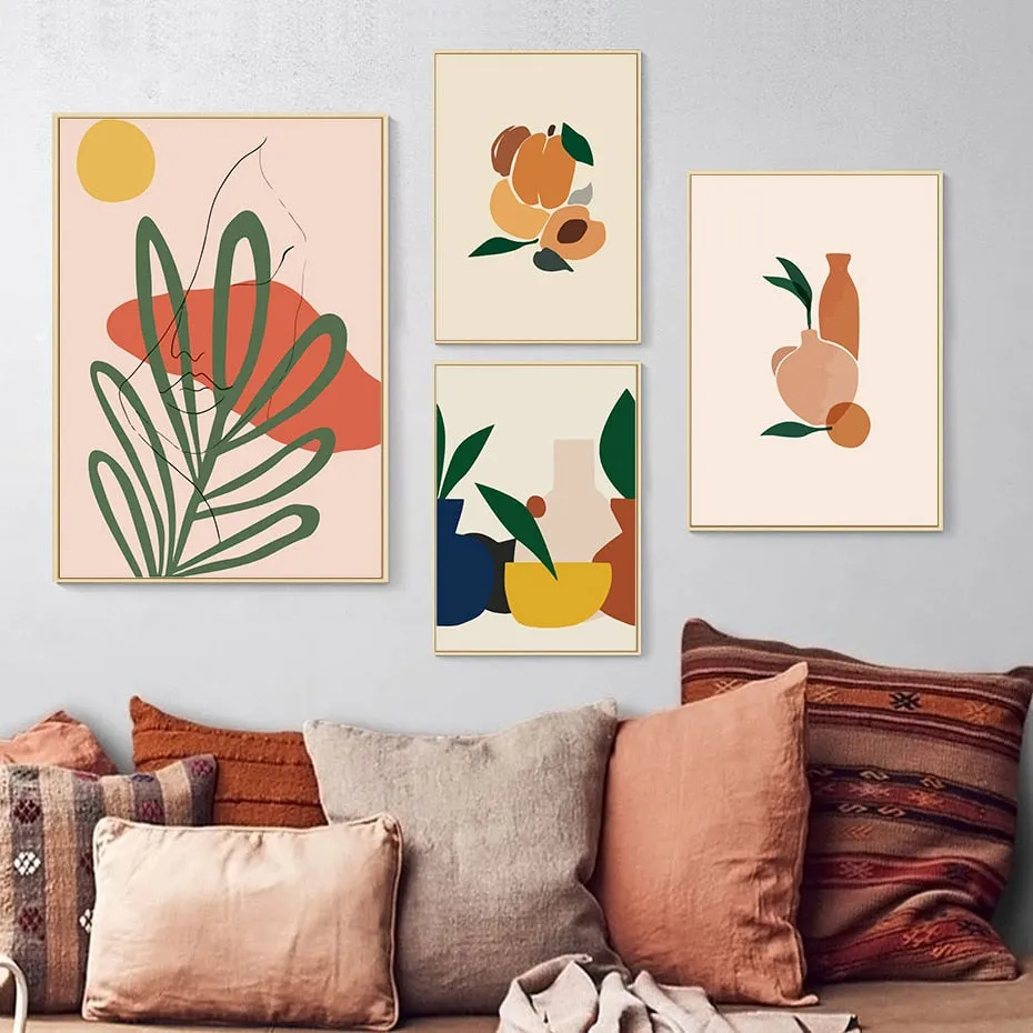 Scandinavia Abstract Still Life Figure Wall Art