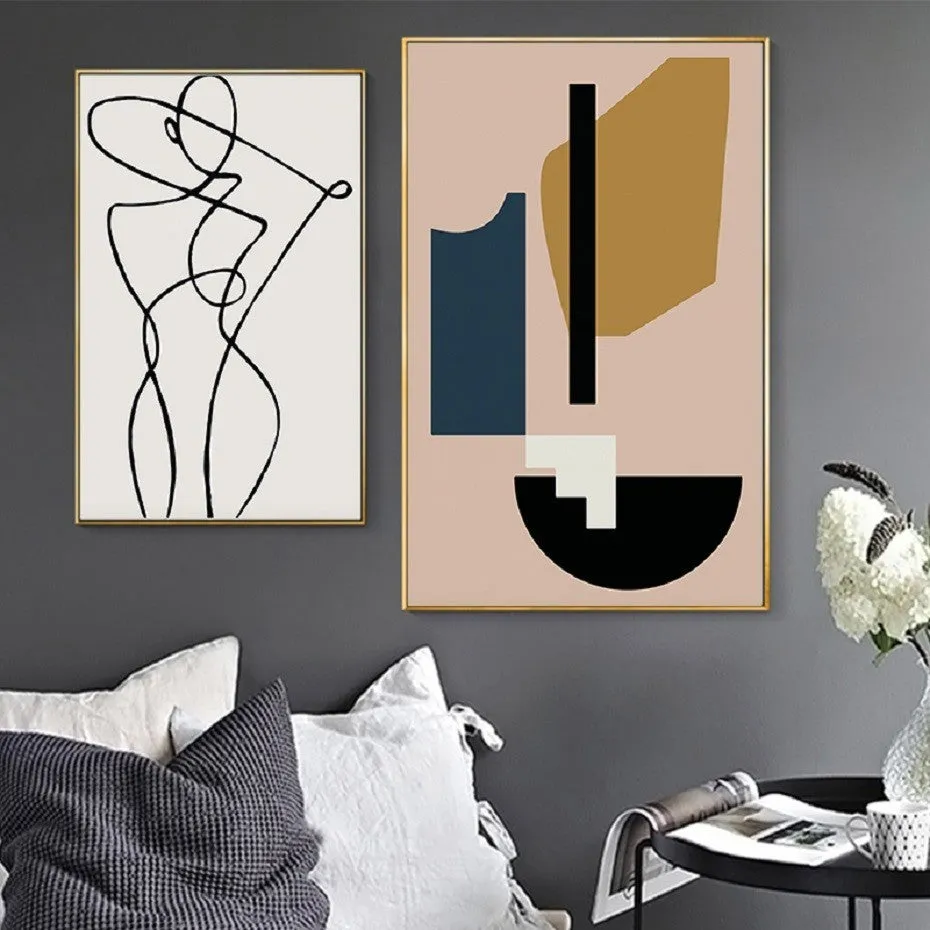 Scandinavia Nordic Geometric Abstract