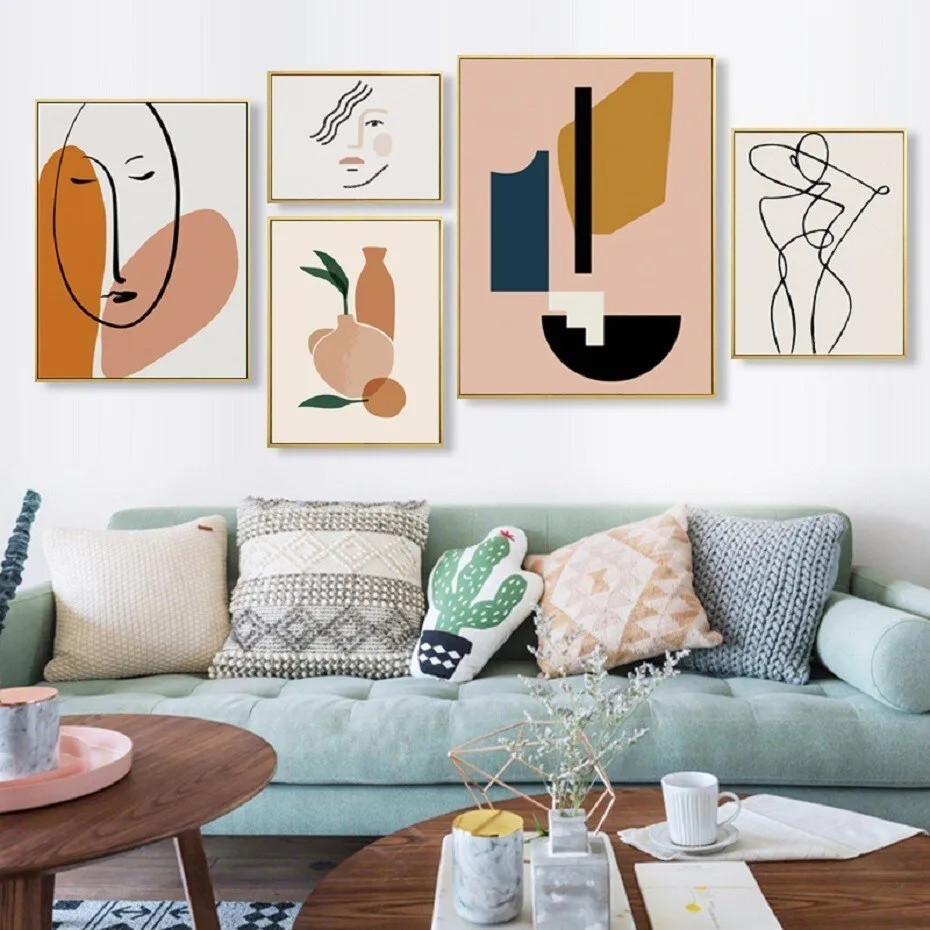 Scandinavia Nordic Geometric Abstract