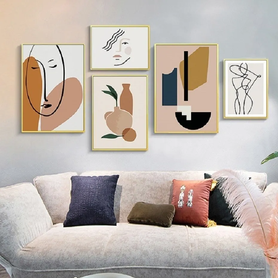 Scandinavia Nordic Geometric Abstract