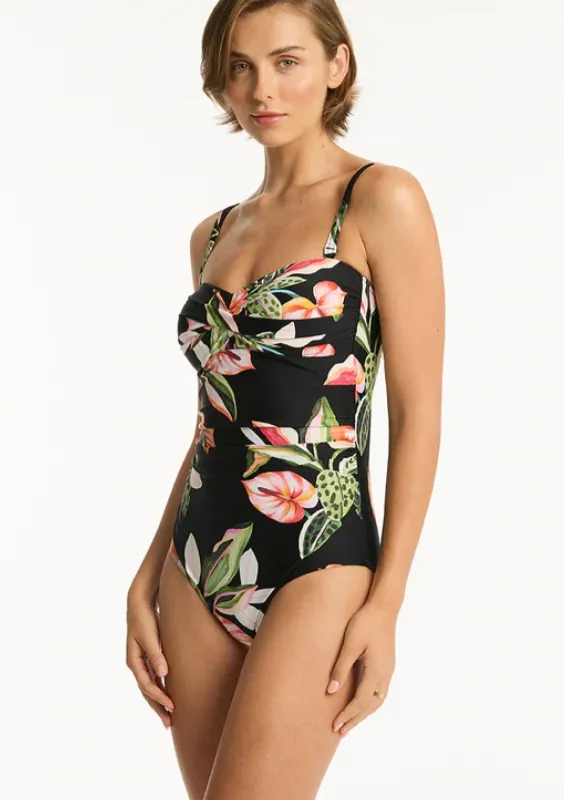 Sea Level Sundown Bandeau One Piece