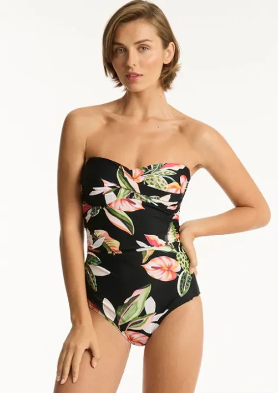 Sea Level Sundown Bandeau One Piece