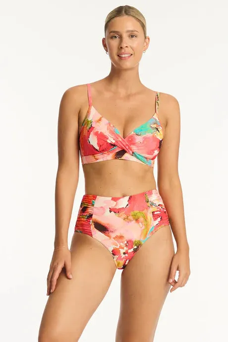 SEA LEVEL- WOMEN'S CASCADE TWIST TOP