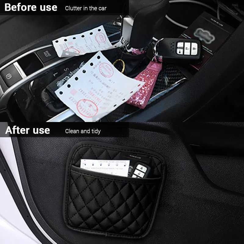 Self-adhesive Car Organizer Storage Pocket