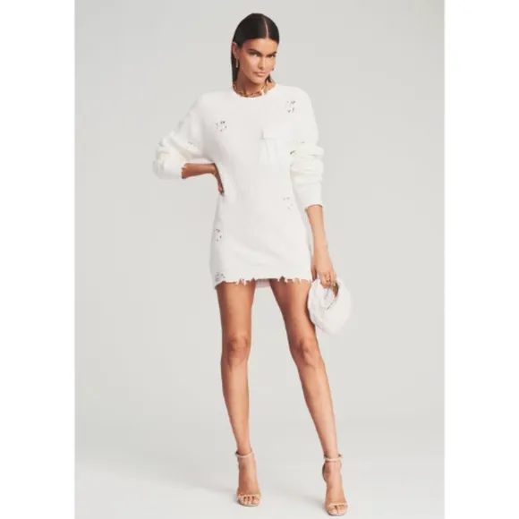 SER.O.YA Devin Sweater in White