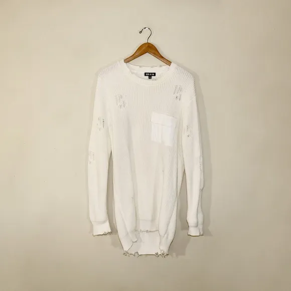 SER.O.YA Devin Sweater in White