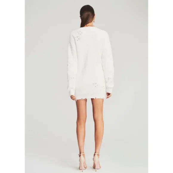 SER.O.YA Devin Sweater in White