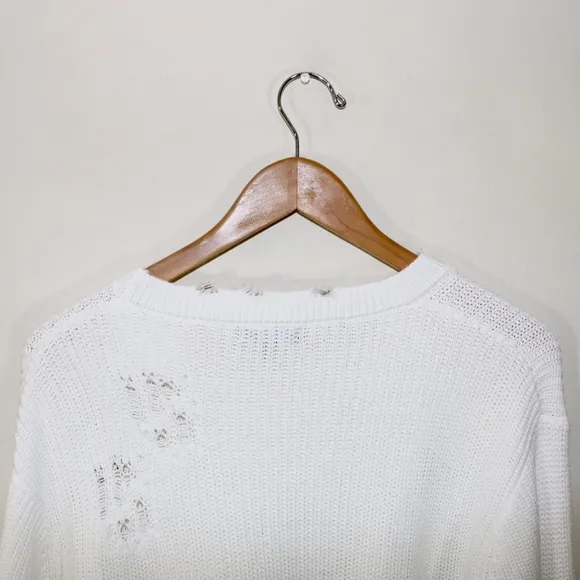 SER.O.YA Devin Sweater in White
