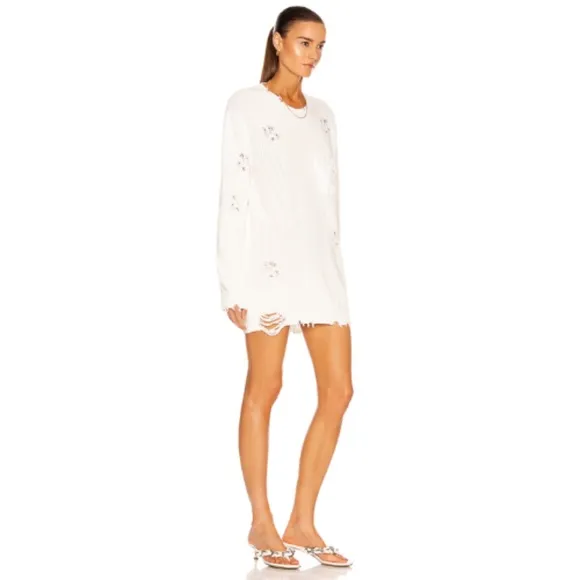 SER.O.YA Devin Sweater in White