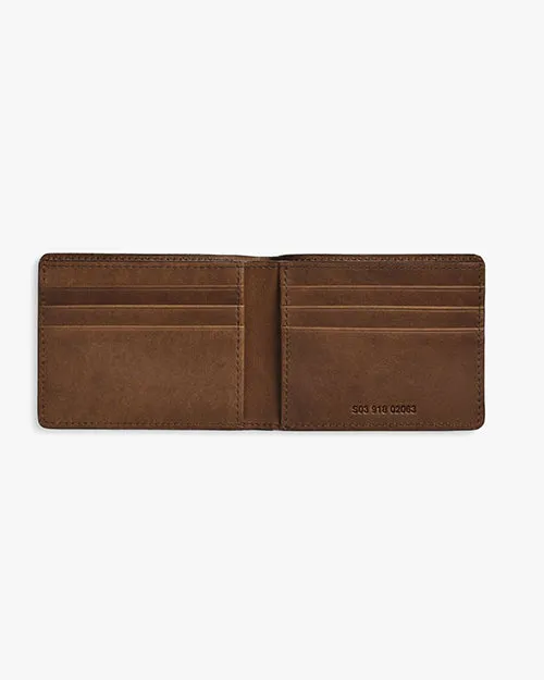 SHINOLA | Simi Bifold Navigator Wallet | Brown