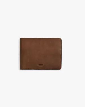SHINOLA | Simi Bifold Navigator Wallet | Brown